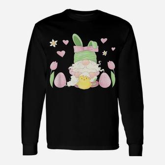 Easter Gnomes With Bunny Ears - Pastel Spring - Cute Gnome Unisex Long Sleeve | Crazezy CA
