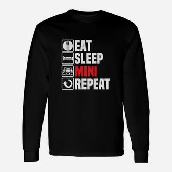Eat Sleep Mini Repeat Long Sleeve T-Shirt - Thegiftio UK