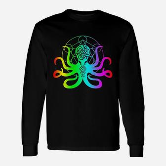 Edm Octopus Kraken Rave Unisex Long Sleeve | Crazezy