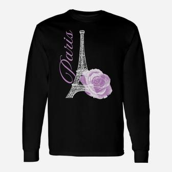Eiffel Tower, Paris, Pretty Souvenir Gift Sweatshirt Unisex Long Sleeve | Crazezy AU