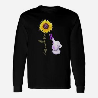 Elephant I Will Remember For You Sunflower Unisex Long Sleeve | Crazezy CA