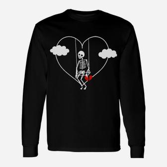 Emo Valentine's Day Goth Horror Psychobilly Sad Boi Heart Classic Long Sleeve T-Shirt - Monsterry