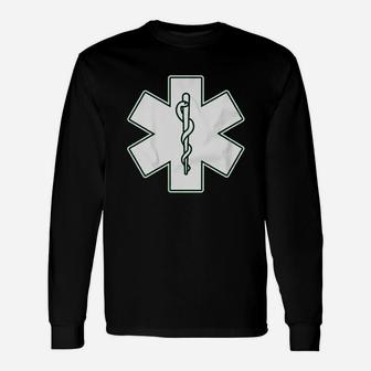 Ems Sign Emt Emergency Medical Technician Fitted Unisex Long Sleeve | Crazezy CA