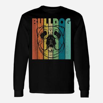 English Bulldog Mom Sunset Dog English Bulldog Dad Unisex Long Sleeve | Crazezy AU
