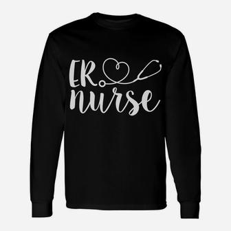 Er Nurse Cute Emergency Room Registered Nurse Appreciation Sweatshirt Unisex Long Sleeve | Crazezy