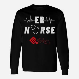 Er Nurse Emergency Department Nurse Specialty Unisex Long Sleeve | Crazezy DE