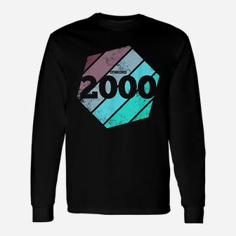 Established 2000 Vintage 21St Birthday Gift Retro Est 2000 Unisex Long Sleeve | Crazezy DE