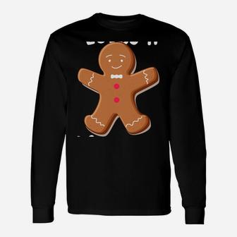 Everyone Loves A Ginger Christmas Gingerbread Man Cookie Sweatshirt Unisex Long Sleeve | Crazezy DE