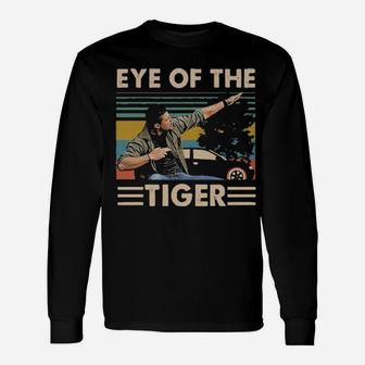 Eye Of The Tiger Long Sleeve T-Shirt - Monsterry