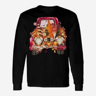 Fall Y'all Cute Gnome Pumpkin Funny Autumn Fall Gnomes Truck Unisex Long Sleeve | Crazezy DE