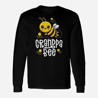 Family Bee Shirts Grandpa Birthday First Bee Day Outfit Unisex Long Sleeve | Crazezy DE