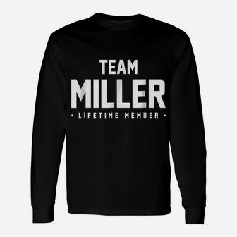 Family Reunion Shirt Team Miller Matching Gift Unisex Long Sleeve | Crazezy AU