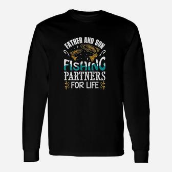 Father And Son Fishing Partners For Life Father Gift Unisex Long Sleeve | Crazezy