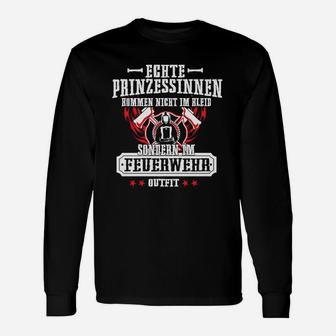 Feuerwehr-Prinzessinnen Langarmshirts, Outfit für Stolze Feuerwehrfrauen - Seseable