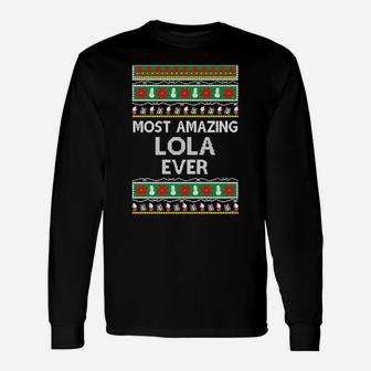 Filipino Gifts For Lola Ugly Christmas Gift Idea Sweatshirt Unisex Long Sleeve | Crazezy