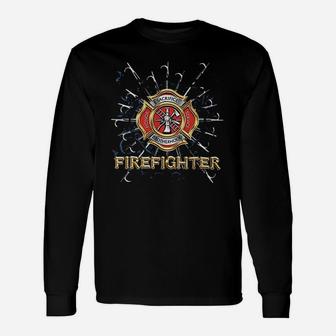 Fire Fighting Fire Department Maltese Gave All Unisex Long Sleeve | Crazezy