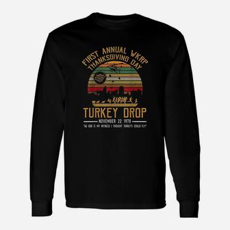 First Annual Thanksgiving Day Turkey Drop 22Nd November Unisex Long Sleeve | Crazezy DE