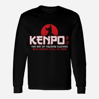 Folding Clothes - American Kenpo Karate - Karateka Gift Unisex Long Sleeve | Crazezy