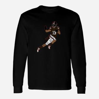 Football Graphic Football Fan Long Sleeve T-Shirt - Thegiftio