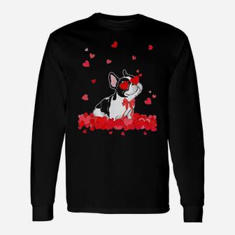 French Bulldog Valentines Day Long Sleeve T-Shirt - Monsterry DE