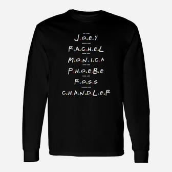 Friends T-shirt- Eat Like Joey, Dress Like Rachel Long Sleeve T-Shirt - Thegiftio UK