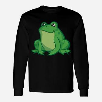 Frogs Make Me Happy You Not So Much Funny Frog Gift Unisex Long Sleeve | Crazezy