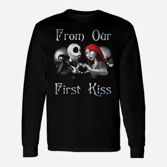 From First Kiss Till Last Breath Valentines Matching Unisex Long Sleeve | Crazezy