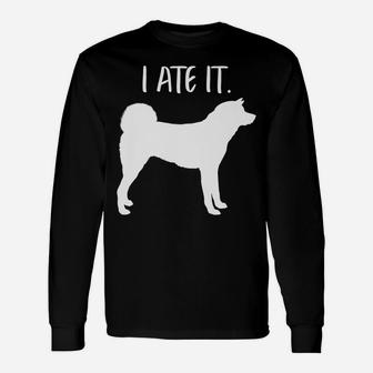 Funny Akita Dog Dad Mom Owner Lover Unisex Long Sleeve | Crazezy