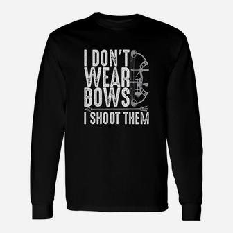 Funny Archery Gift For Women Bow Hunting Archer Unisex Long Sleeve | Crazezy