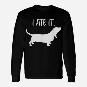 Funny Basset Hound Dog Dad Mom Owner Lover Unisex Long Sleeve | Crazezy UK
