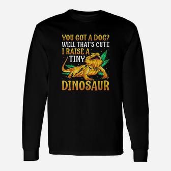 Funny Bearded Dragon Pet Reptile Lizard Lover Gifts Unisex Long Sleeve | Crazezy DE