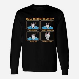 Funny Bull Terrier Unisex Long Sleeve | Crazezy