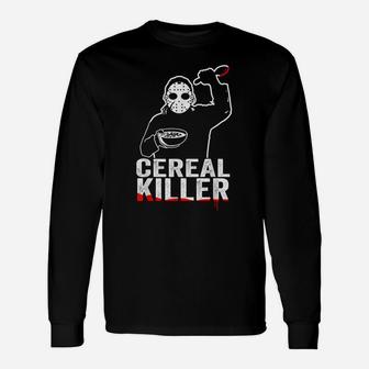 Funny Cereal Killer Shirt - Breakfast Unisex Long Sleeve | Crazezy