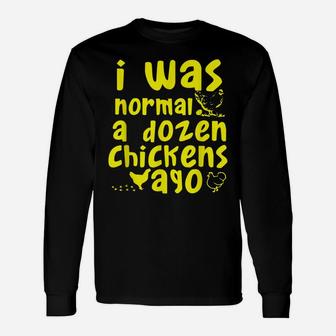 Funny Chicken Farm Farmer Ladies Country Crazy Chicken Lady Unisex Long Sleeve | Crazezy