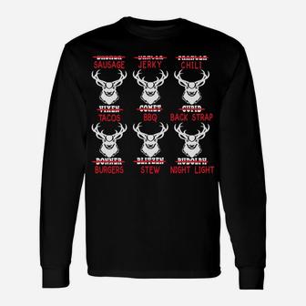 Funny Christmas Deer Bow Hunting Santa Men Women Hunter Gift Unisex Long Sleeve | Crazezy AU