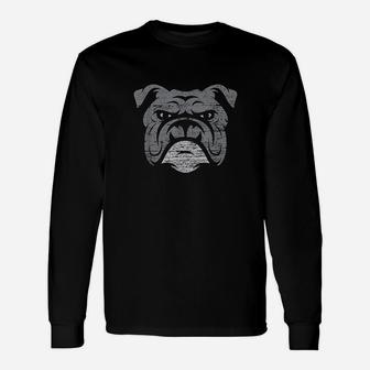 Funny Cool Bulldog Dog Lover Gifts Idea Unisex Long Sleeve | Crazezy AU