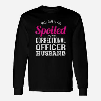 Funny Correctional Officer Wife Unisex Long Sleeve | Crazezy