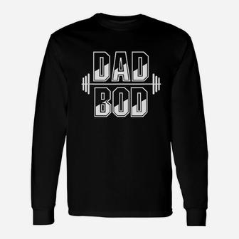 Funny Dad Bod Gym Fathers Day Gift Workout Unisex Long Sleeve | Crazezy DE
