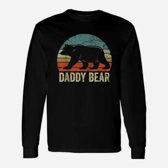 Funny Daddy Bear Dad Fathers Day Dad Daddy Bear Unisex Long Sleeve | Crazezy CA