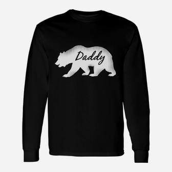 Funny Daddy Bear Graphic Great Gift Unisex Long Sleeve | Crazezy DE