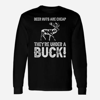 Funny Deer Hunting Gift For Men Women Buck Hunters Lovers Unisex Long Sleeve | Crazezy