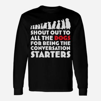 Funny Dog Graphic For Men Women Dog Walkers & Puppy Trainers Unisex Long Sleeve | Crazezy