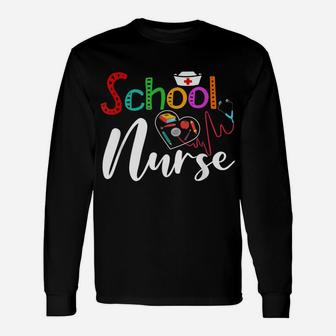 Funny Elementary And Middle School Nurse My Job Is Nursing Unisex Long Sleeve | Crazezy DE