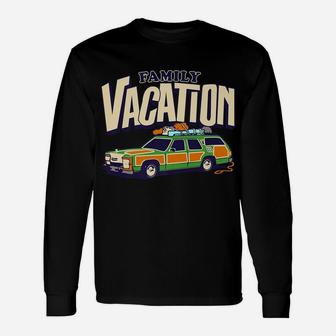 Funny Family Vacation Road Trip Station Wagon Unisex Long Sleeve | Crazezy UK