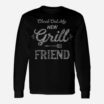 Funny Grill Shirt New Grill Friend Bbq Master Cook T-Shirt Unisex Long Sleeve | Crazezy