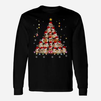 Funny Guinea Pig Lover Christmas Tree Shirt Ornament Gift Unisex Long Sleeve | Crazezy
