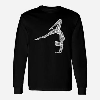 Funny Gymnastics Practice Top Gymnast Words Gift For Gymnast Unisex Long Sleeve | Crazezy AU