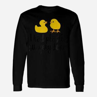 Funny I Had Plastic Surgery Done Rubber Duck Face Job Tshirt Unisex Long Sleeve | Crazezy