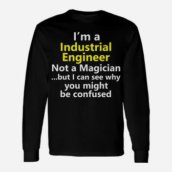 Funny Industrial Engineer Job Title Career Engineering Gift Unisex Long Sleeve | Crazezy CA