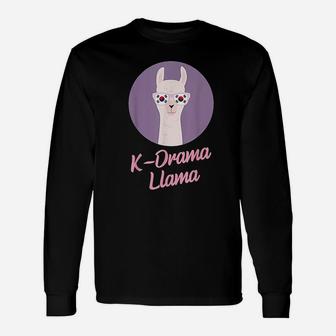 Funny Kdrama Llama Unisex Long Sleeve | Crazezy CA